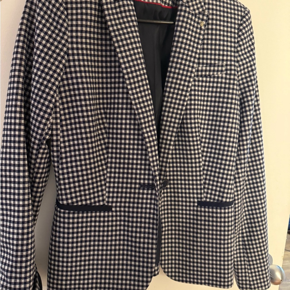 Tommy Hilfiger Women's Checkered Blazer